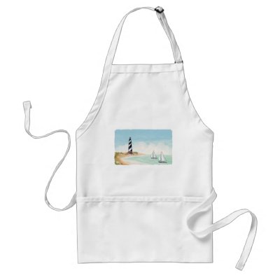 Bay Lighthouse Apron by artmuvz