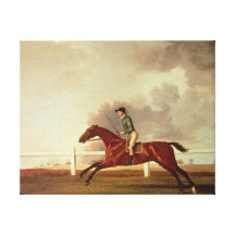 Bay Malton with John Singleton Up, c.1767 Stretched Canvas Prints