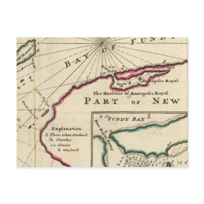 Bay of Fundy and harbour of Annapolis Royal Post Cards by davidrumsey