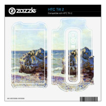 Bay of long-country with rock by Alfred Sisley HTC Tilt 2 Skin