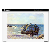 Bay of long-country with rock by Alfred Sisley Acer Chromebook Decals