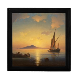 Bay of Naples Ivan Aivazovsky seascape waterscape Gift Box