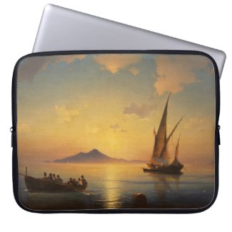 Bay of Naples Ivan Aivazovsky seascape waterscape Laptop Computer Sleeve