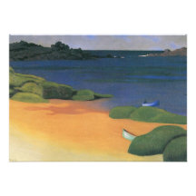 Bay of Tregastel, Vallotton, Vintage Impressionism Personalized Invites