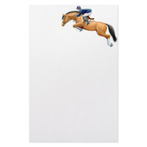 Bay Show Jumper Horse Stationery