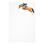 Bay Show Jumper Horse Stationery