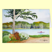 Bay Side View card by ditayhoff Bay Side View card