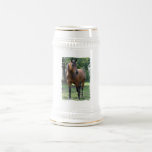 Bay Thoroughbred Horse Beer Stein Mugs