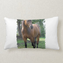 Bay Thoroughbred Horse Pillow