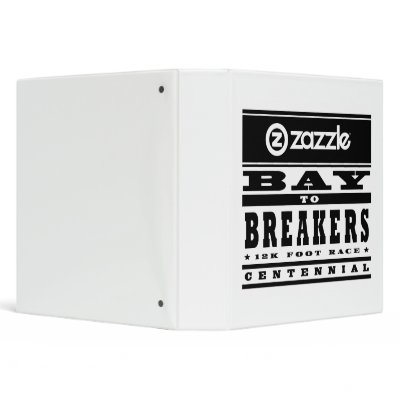 Bay To Breakers Vinyl Binder by baytobreakers