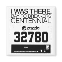 Bay To Breakers Commemorative Gear Refrigerator Magnet