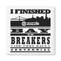 Bay To Breakers Commemorative Gear Refrigerator Magnet