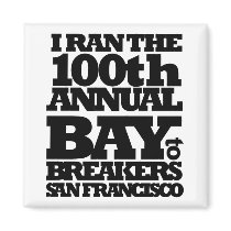 Bay To Breakers Commemorative Gear Fridge Magnet