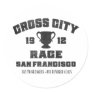 Bay To Breakers Cross City Race Round Sticker