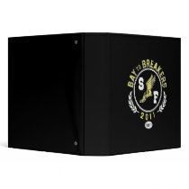 Bay To Breakers Distressed Winged Shoe Vinyl Binders