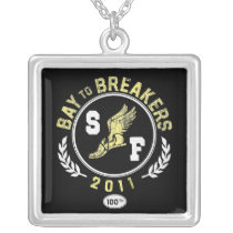 Bay To Breakers Distressed Winged Shoe Necklaces