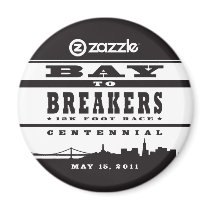 Bay To Breakers Fridge Magnets