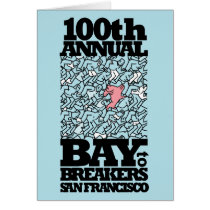 Bay To Breakers Running Man Card