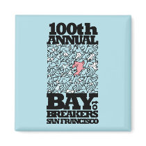Bay To Breakers Running Man Refrigerator Magnets