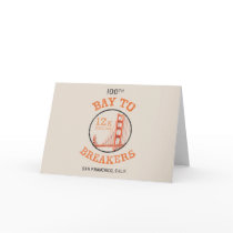Bay To Breakers - The Bridge Greeting Card