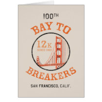 Bay To Breakers - The Bridge Greeting Card