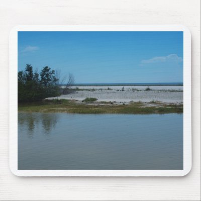 Bay To Gulf of Mexico Mouse Mats by Debrene