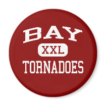 Bay - Tornadoes - High - Panama City Florida magnets