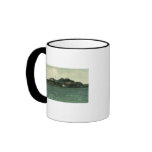 Bay View of Alcatraz Islans and Prison Coffee Mugs