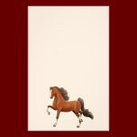 Bay Walking Horse Stationery stationery