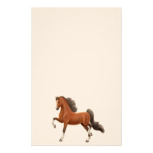 Bay Walking Horse Stationery