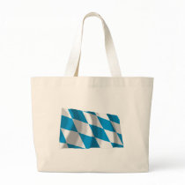 Bayern / Bavaria Flag (Lozengy Version) Canvas Bags