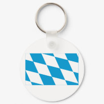 Bayern / Bavaria Flag (Lozengy Version) keychains