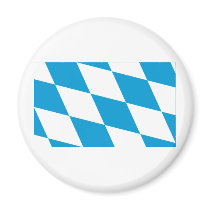 Bayern / Bavaria Flag (Lozengy Version) magnets