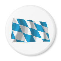 Bayern / Bavaria Flag (Lozengy Version) Fridge Magnets