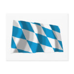 Bayern / Bavaria Flag (Lozengy Version) Postcard