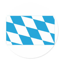 Bayern / Bavaria Flag (Lozengy Version) stickers