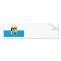 Bayern / Bavaria Flag with Arms bumper stickers