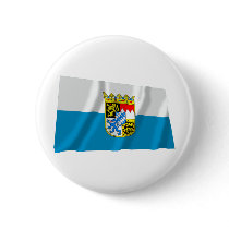 Bayern / Bavaria Flag with Arms Pinback Button