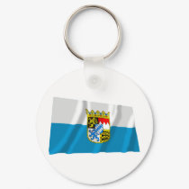 Bayern / Bavaria Flag with Arms keychains