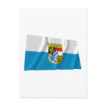 Bayern / Bavaria Flag with Arms Post Card