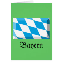 Bayern Flag Gem Greeting Cards