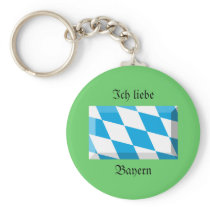 Bayern Flag Gem Key Chains