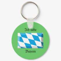 Bayern Flag Gem keychains