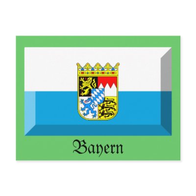 Bayern Flag Gem Postcards by Vexillophile