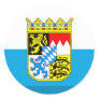 Bayern Flag Gem Round Sticker