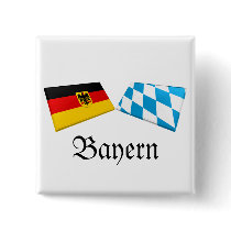 Bayern, Germany Flag Tiles buttons