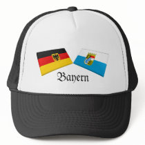 Bayern, Germany Flag Tiles Hats
