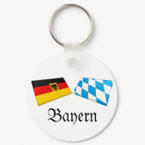 Bayern, Germany Flag Tiles keychains
