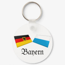 Bayern, Germany Flag Tiles keychains