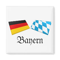 Bayern, Germany Flag Tiles magnets